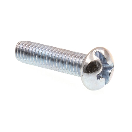 Machine Screw, Round, Phil/Sltd Drive 5/16in-18 X 1-1/4in Zinc Plated Steel 20PK